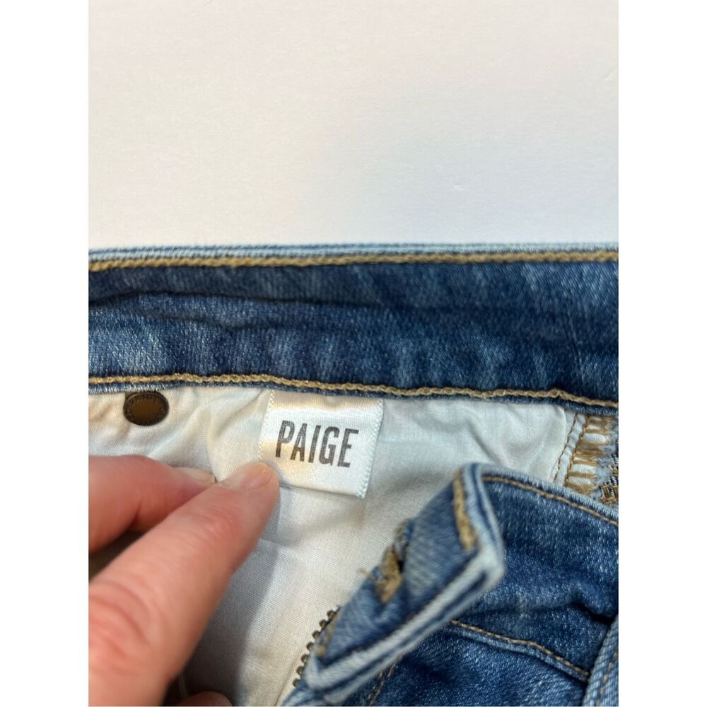 PAIGE Verdugo Ankle Jeans Mira Wash Women’s Size 30 Mid Rise Skinny Stretch - Picture 7 of 12